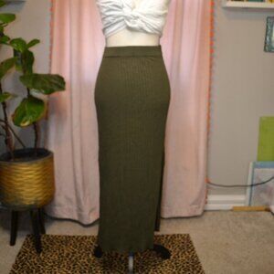 The B.Intl Mondale Knitted Midi Skirt